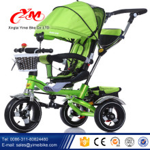 2016 vente chaude transporteur enfants 3 roues bébé tricycle Chine fabricant / multifonction enfants tricycle cadres en acier
